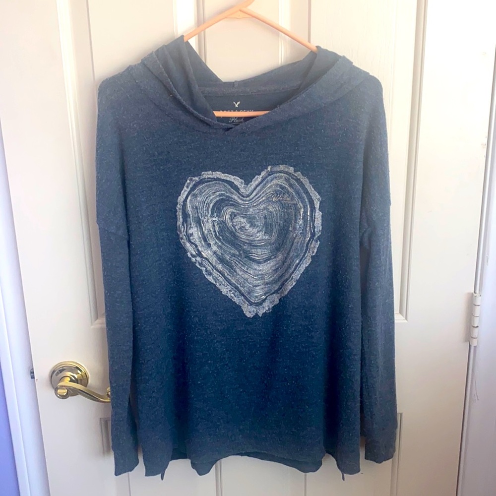 Blue American Eagle hoodie size xs-s